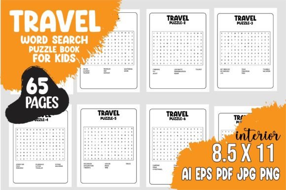 Download Travel Word Search for Kids - Word search for kids Collection