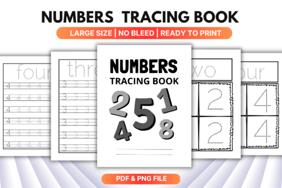 Download Numbers Tracing Book for Kids - Premium Resources