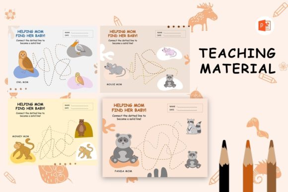 Download Tracing Book Animal Kids Monkey &amp; Friend - Premium Resources